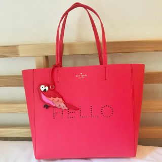 ケイトスペードニューヨーク(kate spade new york)のケイトスペード kate spade オウム ピンク バッグ(トートバッグ)