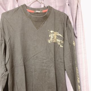 バーバリーブラックレーベル(BURBERRY BLACK LABEL)のBUREERRY BLACK LABEL ロンT サイズ3(Tシャツ/カットソー(七分/長袖))