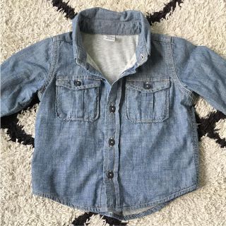 ベビーギャップ(babyGAP)のbaby gap 新品 デニムシャツ デニムジャケット(シャツ/カットソー)