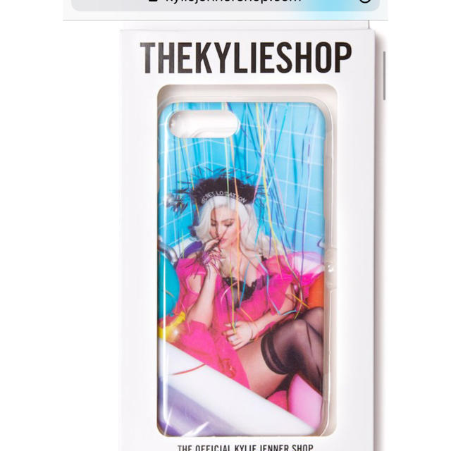 Kylie Cosmetics(カイリーコスメティックス)のKylie Jenner Shop IPhone ケース スマホ/家電/カメラのスマホアクセサリー(iPhoneケース)の商品写真