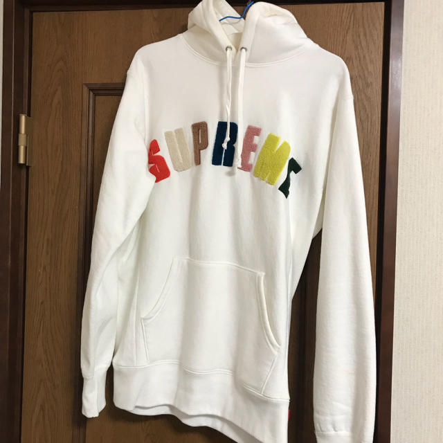 Supreme - 17SS Supreme chenille arc logo hooded の通販 by ia0079's ...