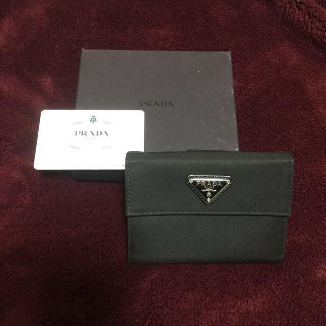 PRADA(プラダ)の正規品PRADAプラダ 二つ折り財布 レディースのファッション小物(財布)の商品写真