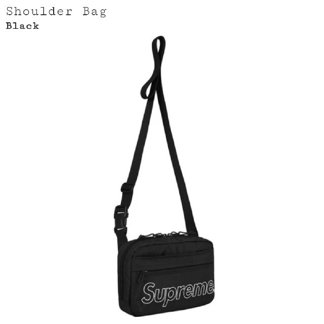 確実正規品 Supreme Shoulder Bag 18AW 黒