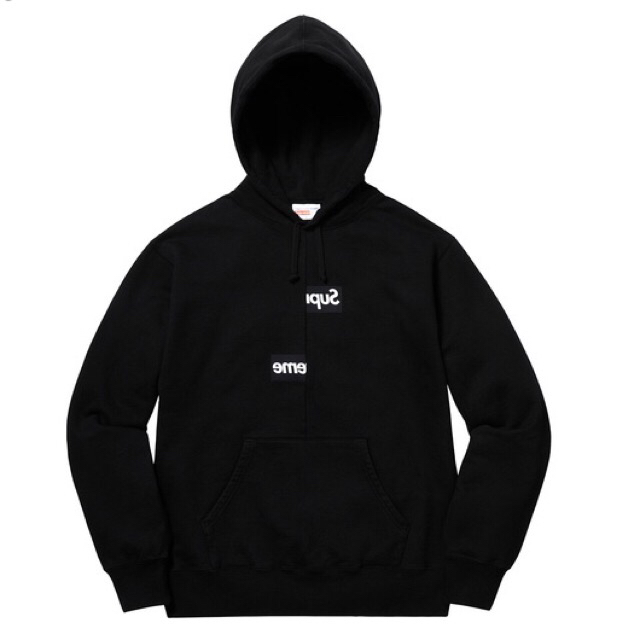 Supreme x COMME DES GARCONS boxlogo パーカー | labiela.com