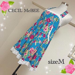 セシルマクビー(CECIL McBEE)のホルダーネックリボンワンピースに見えるオールインワン✨セシルマクビー(オールインワン)