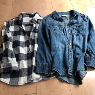 ザラキッズ(ZARA KIDS)のZARA キッズ シャツ 110(Tシャツ/カットソー)