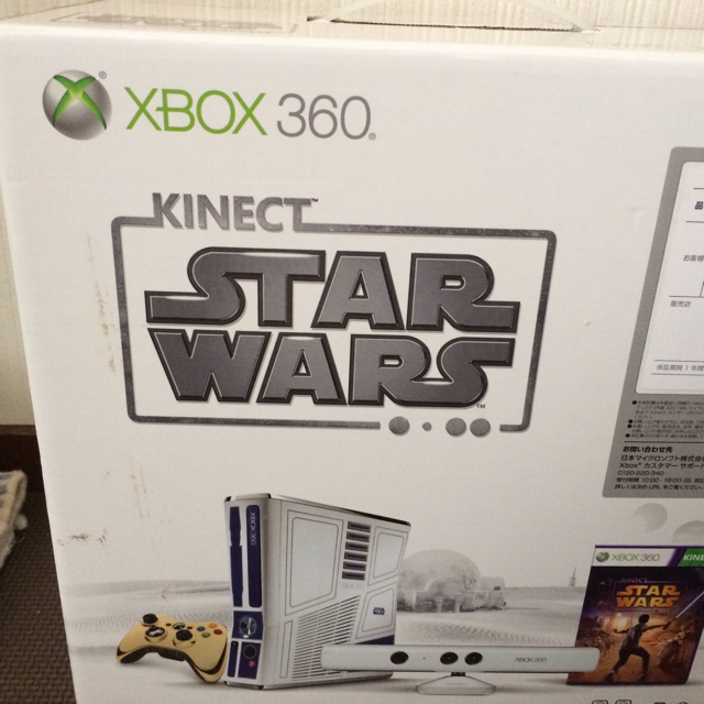 Xbox 360 スターウォーズ Kinect 未開封品 限定品
