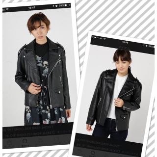 マウジー(moussy)のmoussy  マウジー ライダースジャケット 本革 美品  お値下げ中(ライダースジャケット)