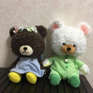 クマノガッコウ(くまのがっこう)のくまのがっこう ぬいぐるみ ペアセット(送料込)(ぬいぐるみ)