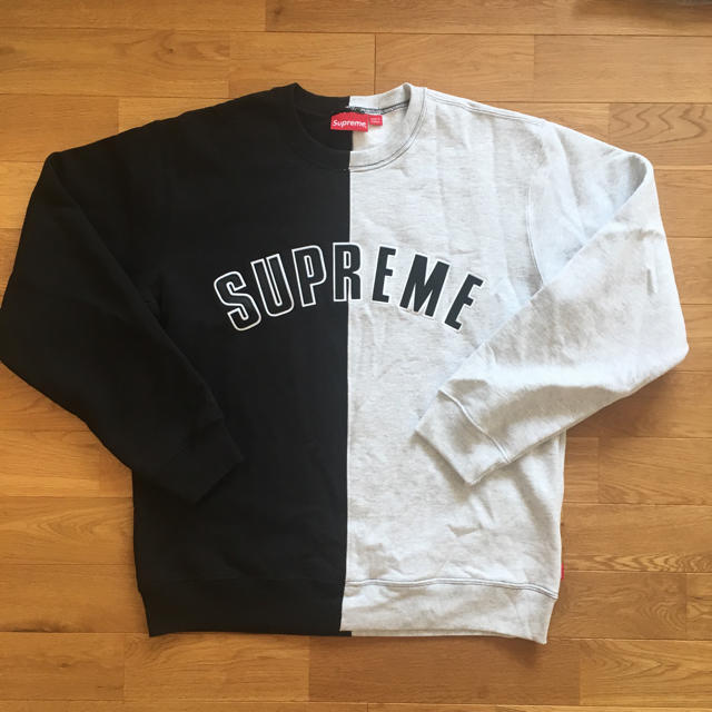 Lサイズ 18 F/W supreme split crewneck