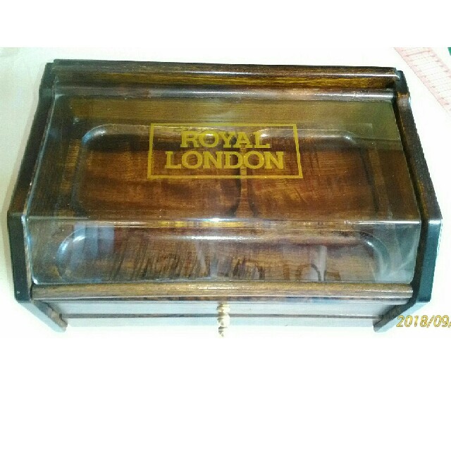 アンティーク　royal London 木箱　アクセサリーケース