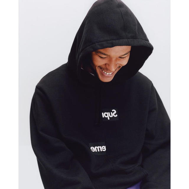 メンズMサイズ 黒 supreme comme des garcons