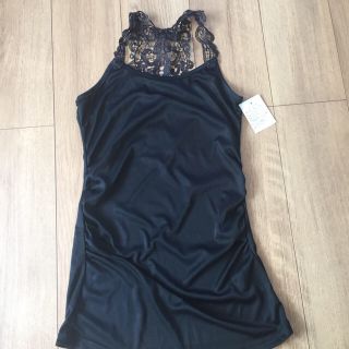 新品タグ付き 背後レースタンクミニワンピsize.M