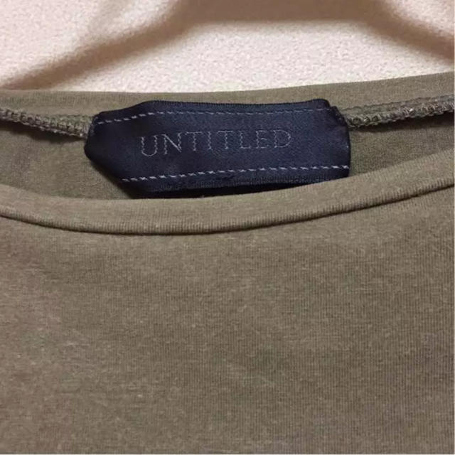 UNTITLED(アンタイトル)の【UNTITLED】レディースTシャツ半袖 Mサイズ レディースのトップス(Tシャツ(半袖/袖なし))の商品写真