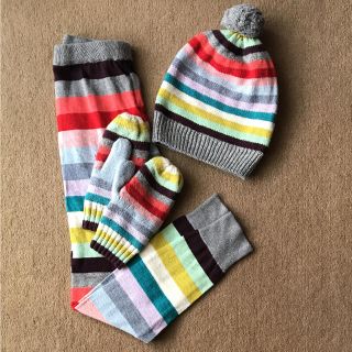 ギャップキッズ(GAP Kids)のGAP KIDS ニット帽•ミトン手袋•タイツ セット(帽子)