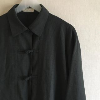 コムデギャルソン(COMME des GARCONS)のVintage Kung fu jacket navy(ノーカラージャケット)