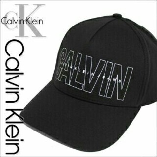カルバンクライン(Calvin Klein)のCalvinKlein カルバンクライン ロゴキャップ 黒(キャップ)