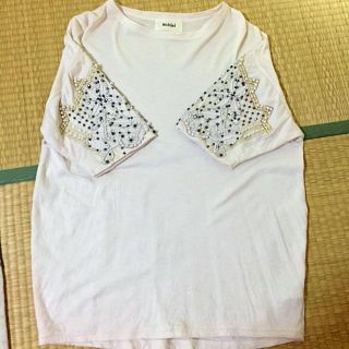 スナイデル(SNIDEL)のスナイデル 袖パールトップス(Tシャツ(長袖/七分))