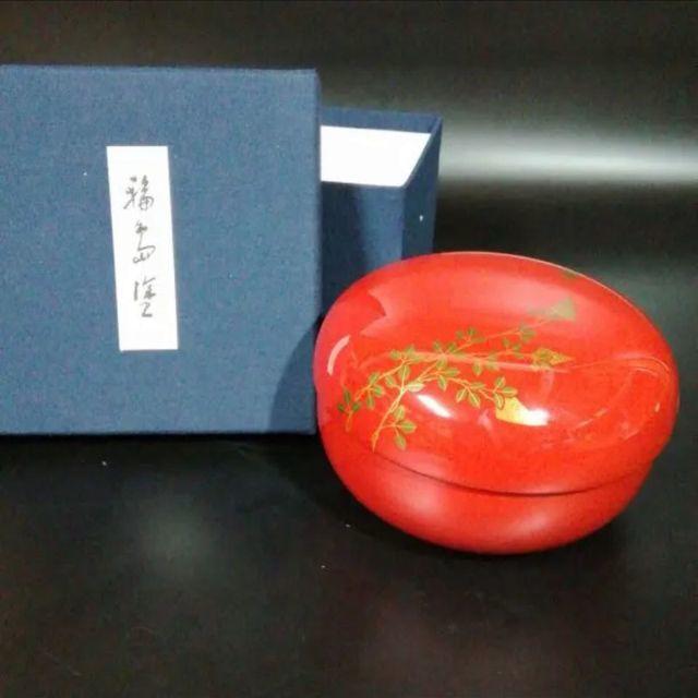 輪島塗 慶塚作 朱塗 秋草蒔絵 菓子鉢 R250の通販 by takaryo123's shop｜ラクマ