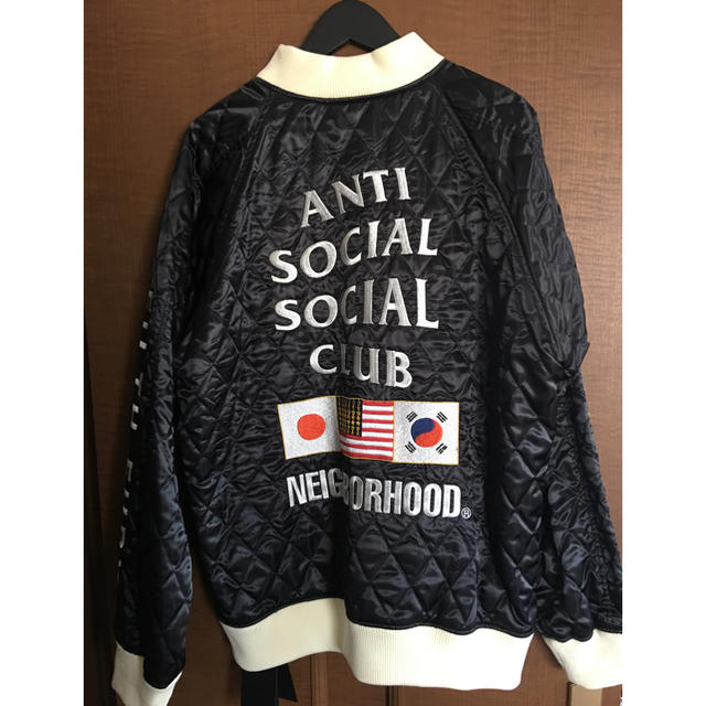 NEIGHBORHOOD(ネイバーフッド)のneighborfood ANTI SOCIAL SOCIAL CLUB メンズのジャケット/アウター(スカジャン)の商品写真