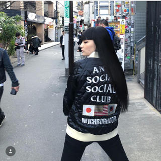 ネイバーフッド(NEIGHBORHOOD)のneighborfood ANTI SOCIAL SOCIAL CLUB(スカジャン)