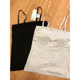 ユニクロ(UNIQLO)のユニクロ スーピマコットンブラチューブトップ S 2枚セット(キャミソール)