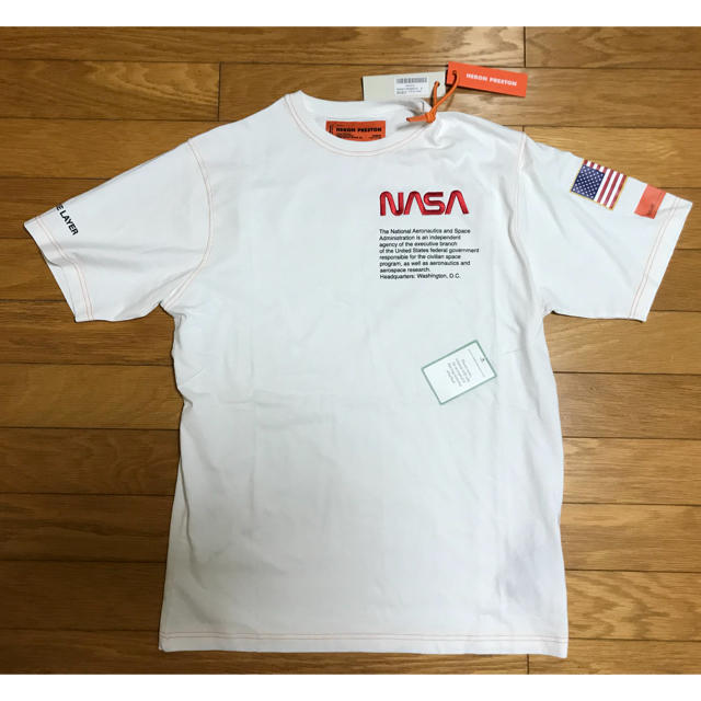 【新品 未使用】 Heron Preston NASA Tシャツ ホワイトSトップス