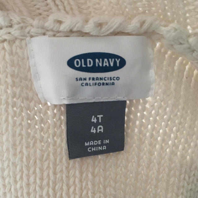 Old Navy(オールドネイビー)のOLD NAVY キッズ ニットカーディガン キッズ/ベビー/マタニティのキッズ服女の子用(90cm~)(ニット)の商品写真