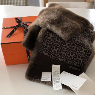 エルメス(Hermes)のエルメス ファー＆カシミヤ(マフラー)