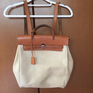 エルメス(Hermes)のえっかたん様 HERMES リュックサック エールバッグトワルGM(リュック/バックパック)