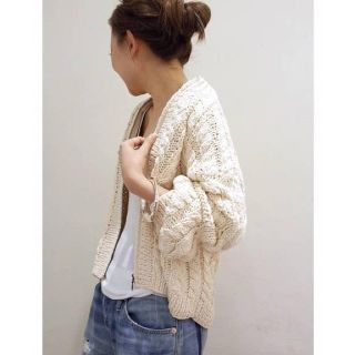 ドゥーズィエムクラス(DEUXIEME CLASSE)のULLA JOHNSON♡CABLE KNIT(ニット/セーター)