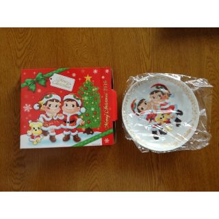 フジヤ(不二家)の2016 不二家 ペコちゃん クリスマス 絵皿(食器)