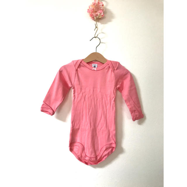 PETIT BATEAU(プチバトー)のプチバトー 長袖ボディ 3枚 18m/81cm 肌着 キッズ/ベビー/マタニティのベビー服(~85cm)(肌着/下着)の商品写真