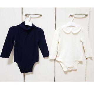 ベビーギャップ(babyGAP)のbaby GAP 上品♡襟付き、タートルネックロンパース☆petit main(ロンパース)