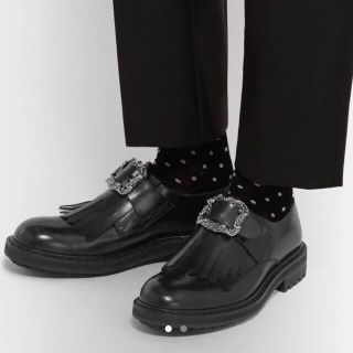 アレキサンダーマックイーン(Alexander McQueen)の最終値下げ AlexanderMcqueen フロントバックルシューズ(ドレス/ビジネス)