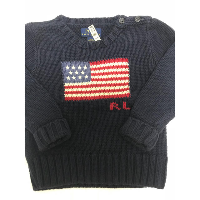 Ralph Lauren(ラルフローレン)のラルフローレン キッズ ニットセーター キッズ/ベビー/マタニティのキッズ服男の子用(90cm~)(ニット)の商品写真