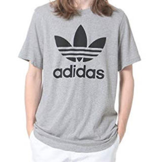 アディダス(adidas)のadidas グレー 半袖 Ｔシャツ(Tシャツ/カットソー(半袖/袖なし))