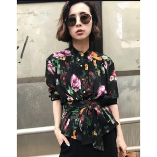 アメリヴィンテージ(Ameri VINTAGE)の月末限定セール  新品タグ付き COCO FLOWER SHIRT(シャツ/ブラウス(長袖/七分))