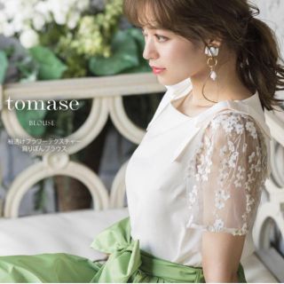 トッコ(tocco)のレースリボンブラウス♡イエナ チェリーアン イートミー ルネ アナトリエ ノエラ(シャツ/ブラウス(半袖/袖なし))