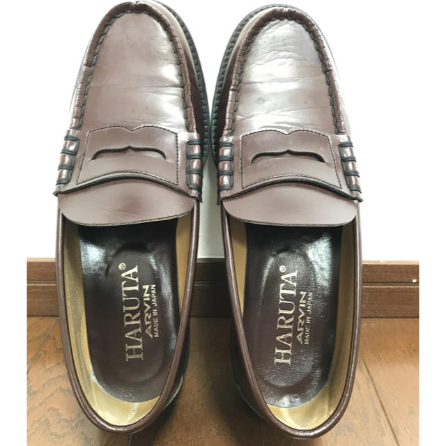 HARUTA(ハルタ)の【美品】HARUTA ローファー 25.5cm ブラウン レディースの靴/シューズ(ローファー/革靴)の商品写真