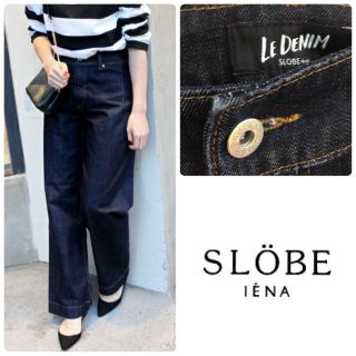 スローブイエナ(SLOBE IENA)のLE DENIM ワイドパンツ(デニム/ジーンズ)