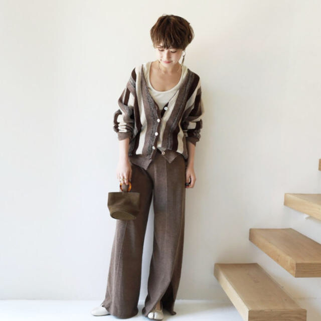 TODAYFUL(トゥデイフル)のTODAYFUL vintage stripe cardigan レディースのトップス(カーディガン)の商品写真