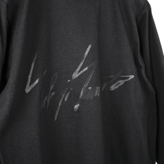 Yohji Yamamoto(ヨウジヤマモト)のGroundY 逆さYYロングスリーブblack メンズのトップス(Tシャツ/カットソー(七分/長袖))の商品写真