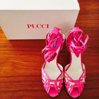 エミリオプッチ(EMILIO PUCCI)のEMILIO PUCCi リボンパンプス(ハイヒール/パンプス)