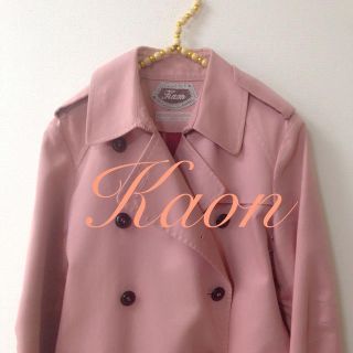 ユナイテッドアローズ(UNITED ARROWS)のKaon♡ピンクトレンチコート(トレンチコート)