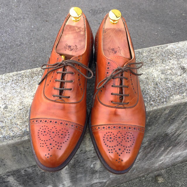 Cole Haan(コールハーン)の美品❗️《COLE HAAN》キャップトゥメダリオン75 メンズの靴/シューズ(ドレス/ビジネス)の商品写真