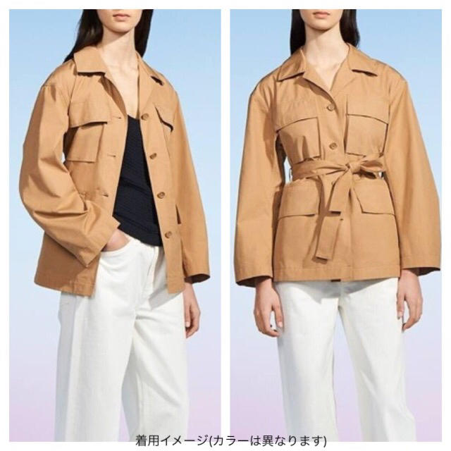 UNIQLO(ユニクロ)のユニクロ サファリジャケット ミリタリージャケット コート イネス ルメール S レディースのジャケット/アウター(ミリタリージャケット)の商品写真