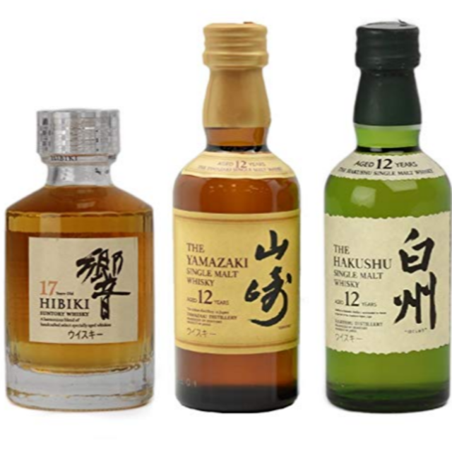 サントリー - サントリー　ミニボトル3本セット　新品未開封　響17年山崎12年白州12年
