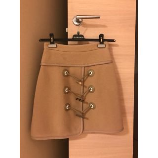 カルヴェン(CARVEN)のHany様専用  カルヴェン  台形スカート  キャメル (ミニスカート)