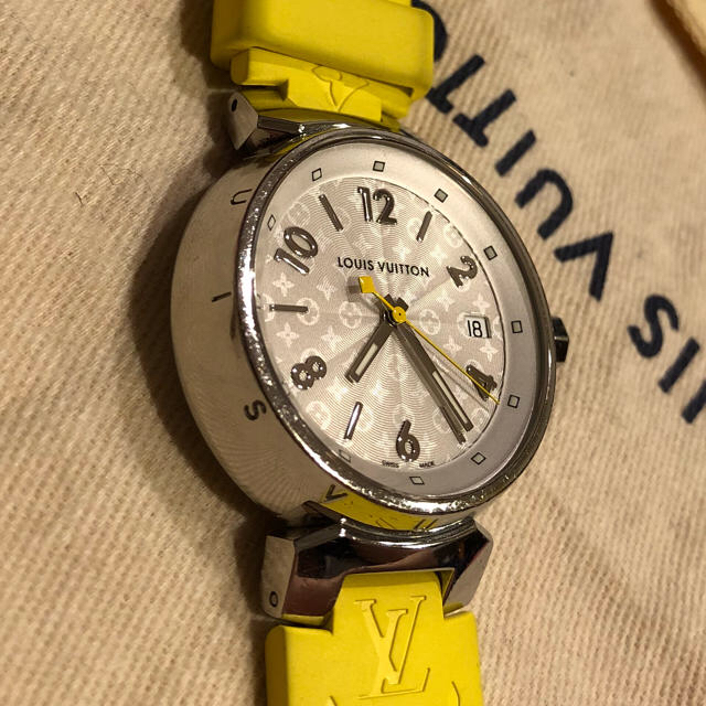 LOUIS VUITTON(ルイヴィトン)の【確認用】LOUIS VITTON腕時計♡タンブール美品♡ベルト3点 レディースのファッション小物(腕時計)の商品写真